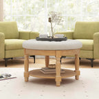 29 Grande pouf rotondo Tavolino da caffè con contenitore