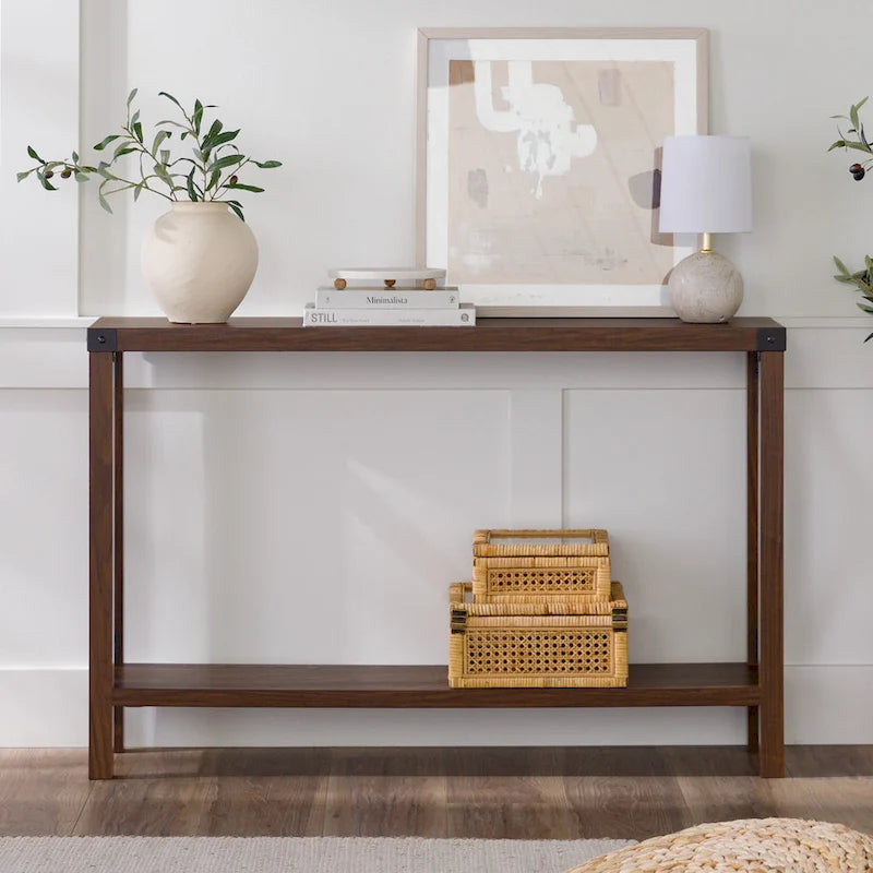 Tavolo da ingresso X-frame da fattoria da 46 pollici