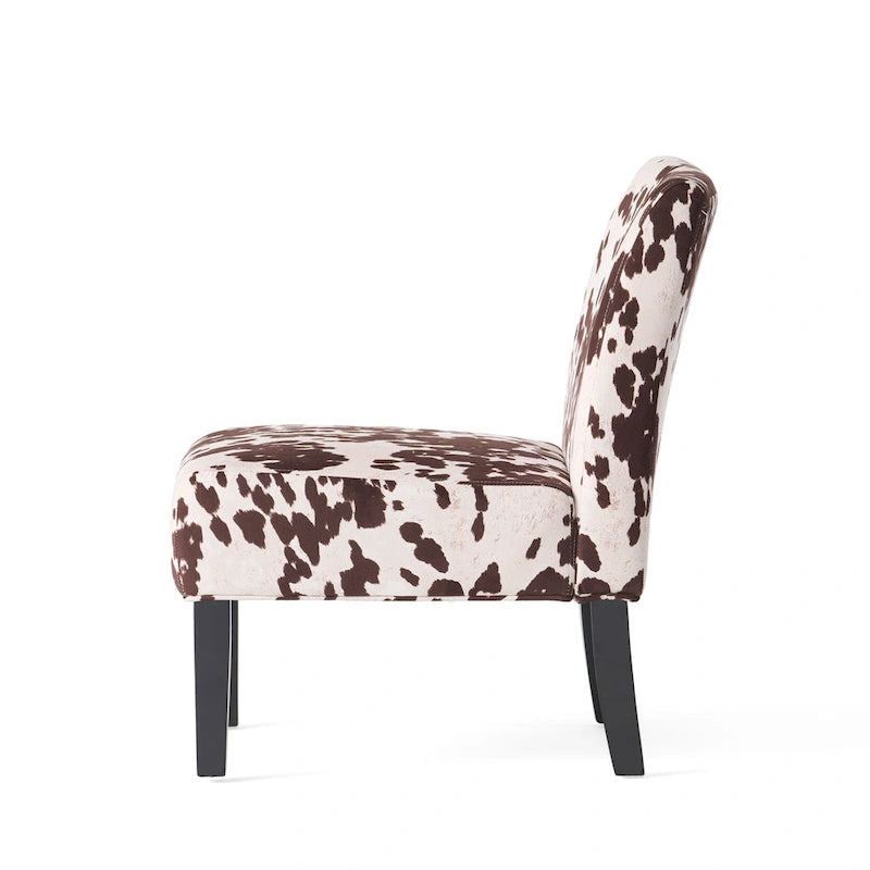Poltrona da salotto in tessuto contemporaneo senza braccioli Saloon