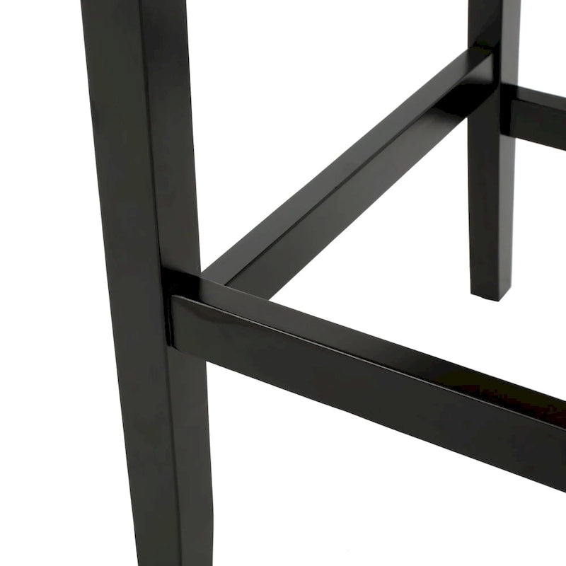 Sgabello da bar in tessuto da 76 cm