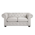 Divanetto Chesterfield con bottoni imbottiti