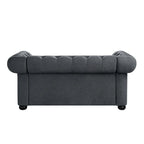 Divanetto Chesterfield con bottoni imbottiti