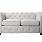 Divanetto Chesterfield con bottoni imbottiti