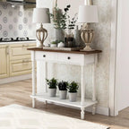 Jeln Traditional 38-inch Wood 1-Shelf Console Table by Furniture of America