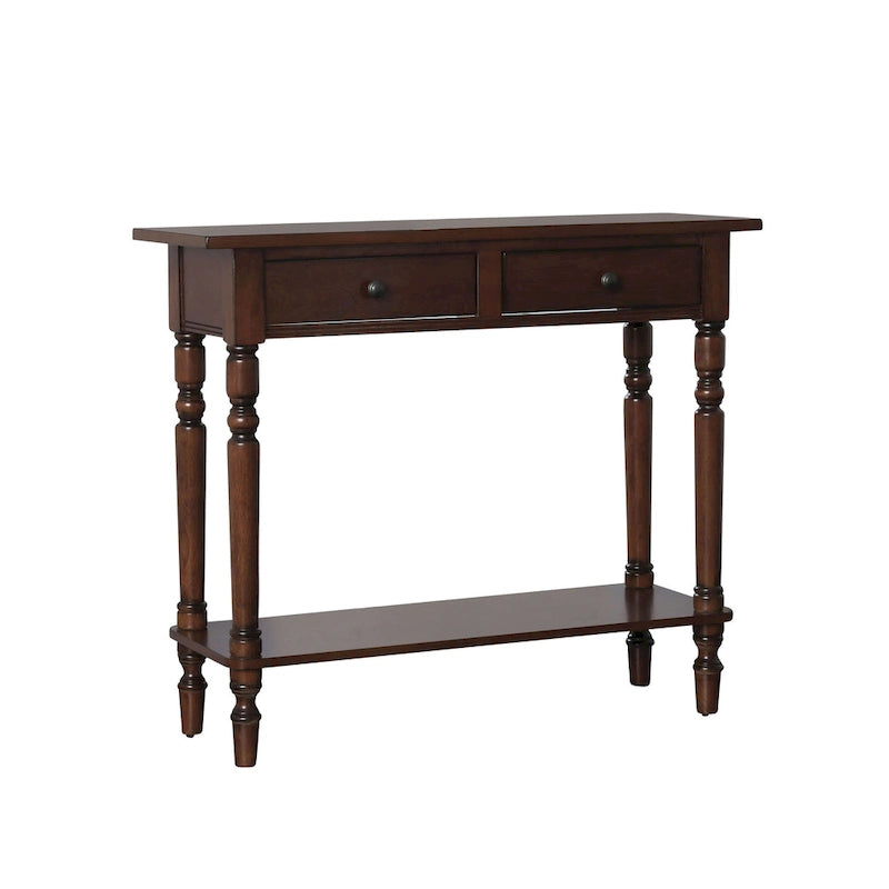 Consolle tradizionale in legno a 1 ripiano da 38 pollici