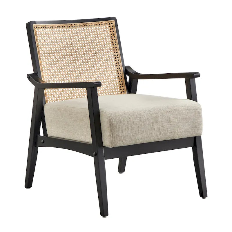Sedia d'Appoggio in Legno Massello e Paglia di Vienna