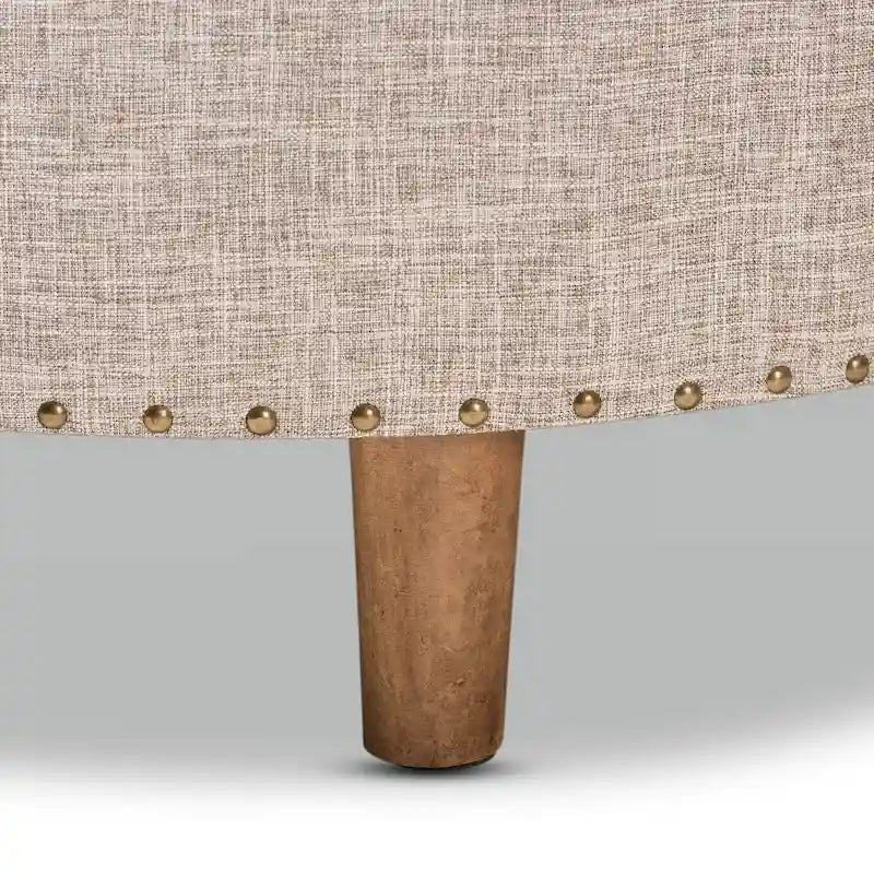 Pouf poggiapiedi cocktail in tessuto moderno e contemporaneo