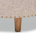 Pouf poggiapiedi cocktail in tessuto moderno e contemporaneo