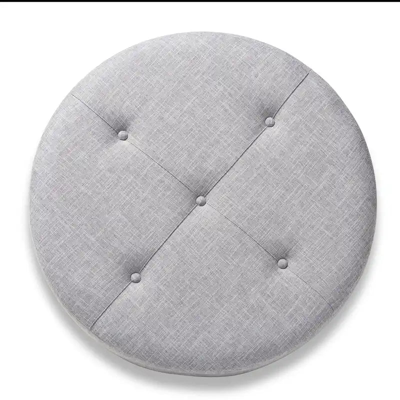 Pouf poggiapiedi cocktail in tessuto moderno e contemporaneo