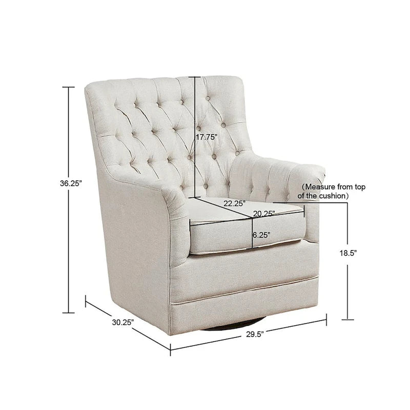 Poltrona Glider Girevole a 360 Gradi