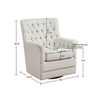 Poltrona Glider Girevole a 360 Gradi