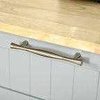 HOMCOM 48 Carrello da Cucina Moderno su Ruote con Cassetti, Carrello Utensili Mobile con Ripiani Regolabili, Armadietti