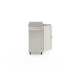 Carrello da Cucina con Piano in Acciaio Inossidabile