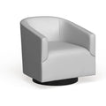 Sedia Girevole con Base in Legno