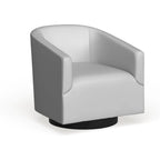Sedia Girevole con Base in Legno
