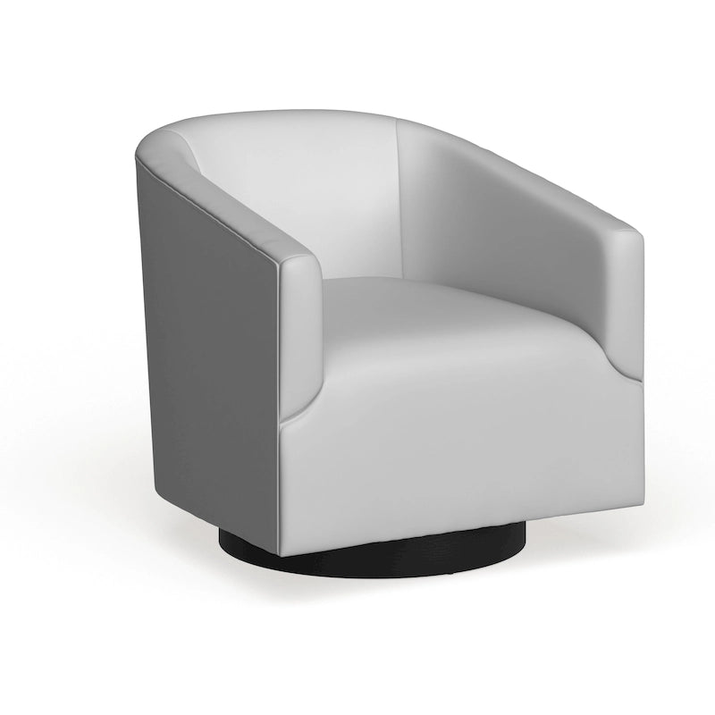 Sedia Girevole con Base in Legno