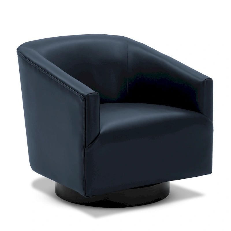 Sedia Girevole con Base in Legno