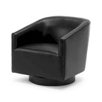 Sedia Girevole con Base in Legno