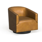 Sedia Girevole con Base in Legno