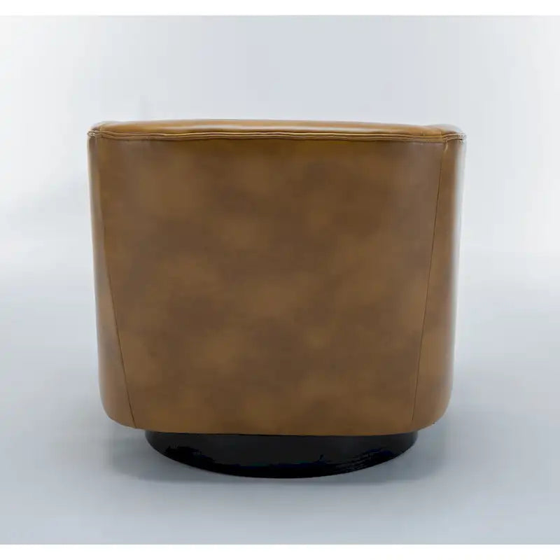 Sedia Girevole con Base in Legno