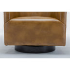 Sedia Girevole con Base in Legno
