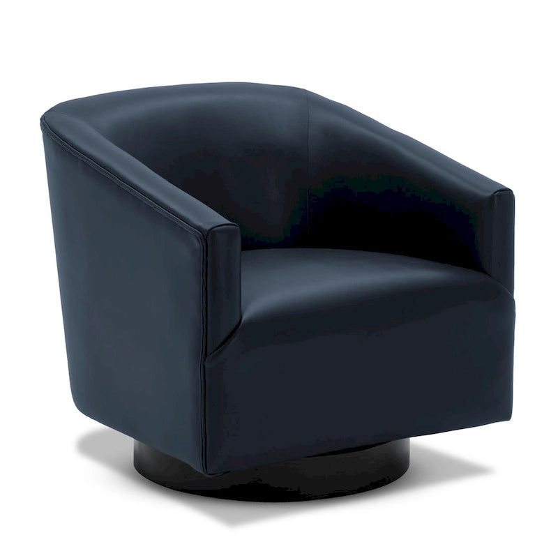Sedia Girevole con Base in Legno