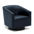 Sedia Girevole con Base in Legno