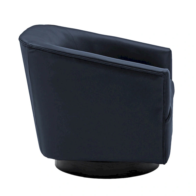 Sedia Girevole con Base in Legno