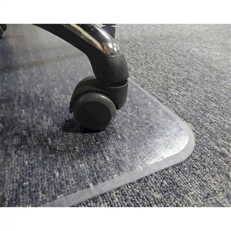 Tappeto salvapavimento borchiato in PVC per sedia da ufficio per moquette a pelo standard