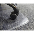 Tappeto salvapavimento borchiato in PVC per sedia da ufficio per moquette a pelo standard
