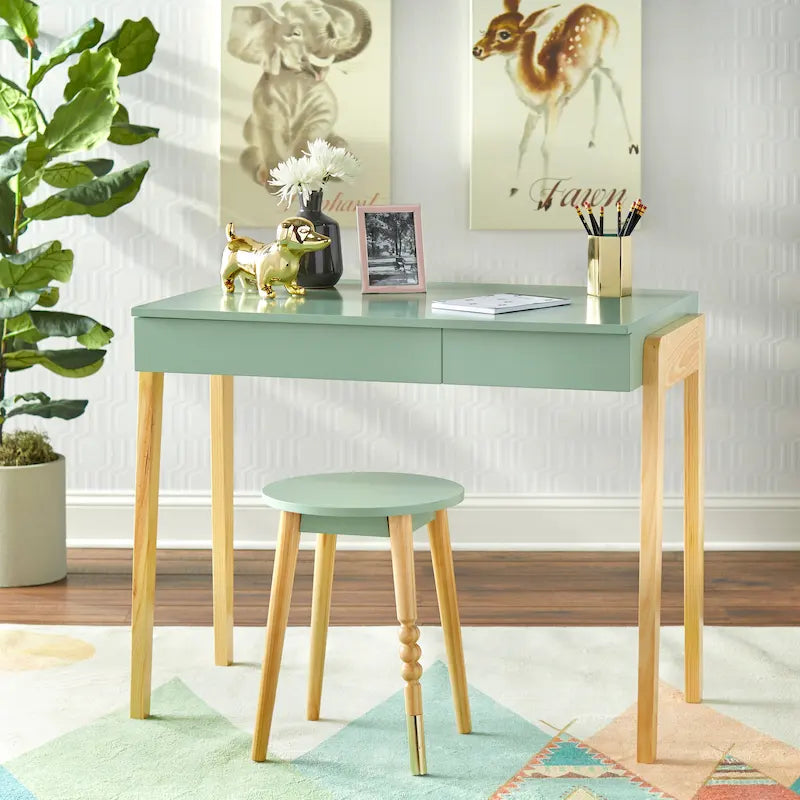 Scrivania e Sgabello Set