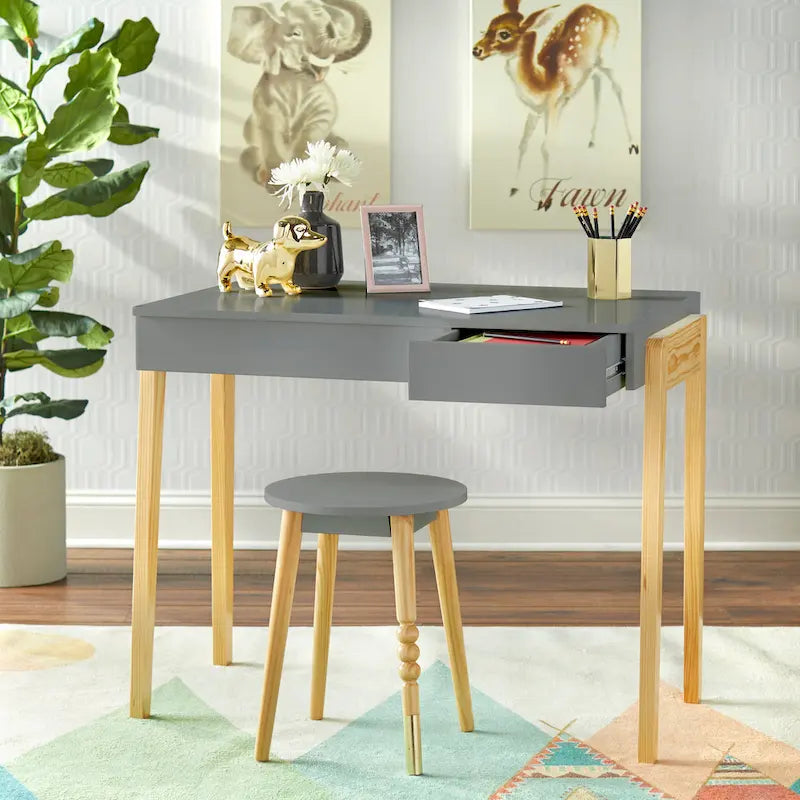 Scrivania e Sgabello Set
