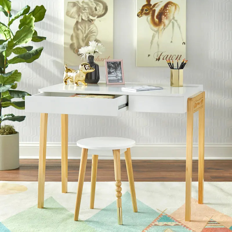 Scrivania e Sgabello Set