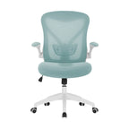 Sedia da ufficio ergonomica in rete con base in nylon e meccanismo di inclinazione
