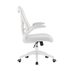 Sedia da ufficio ergonomica in rete con base in nylon e meccanismo di inclinazione