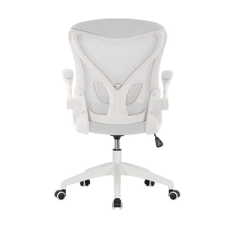 Sedia da ufficio ergonomica in rete con base in nylon e meccanismo di inclinazione