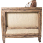 Divano vintage in pelle marrone