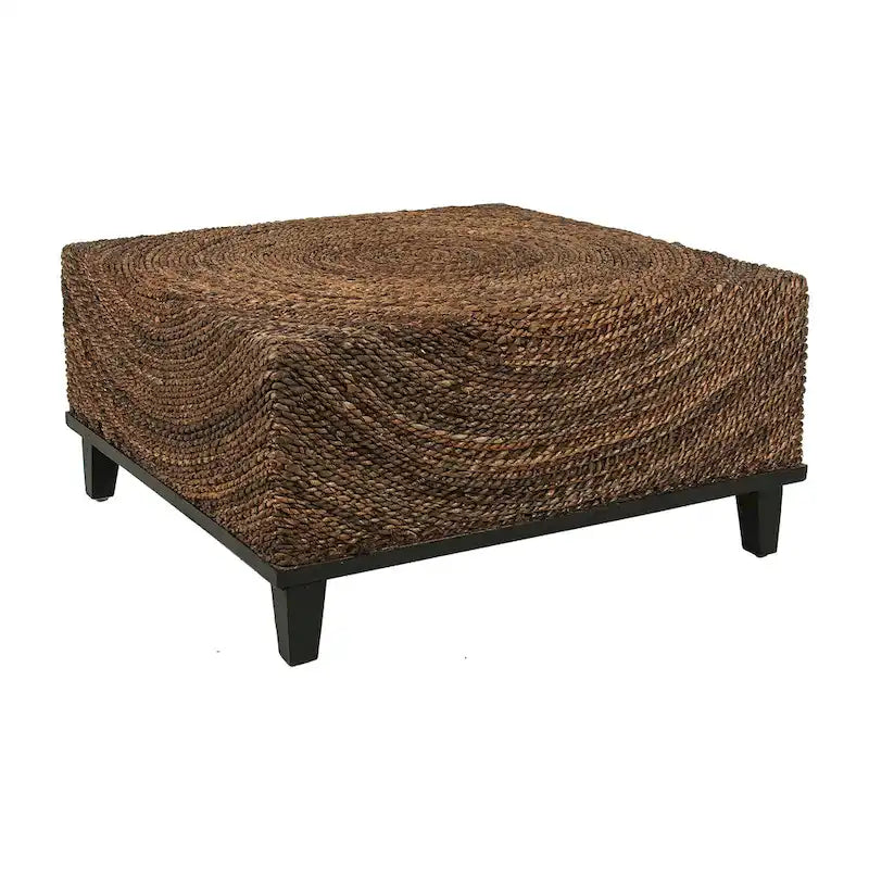 Tavolino in Abaca Intrecciato