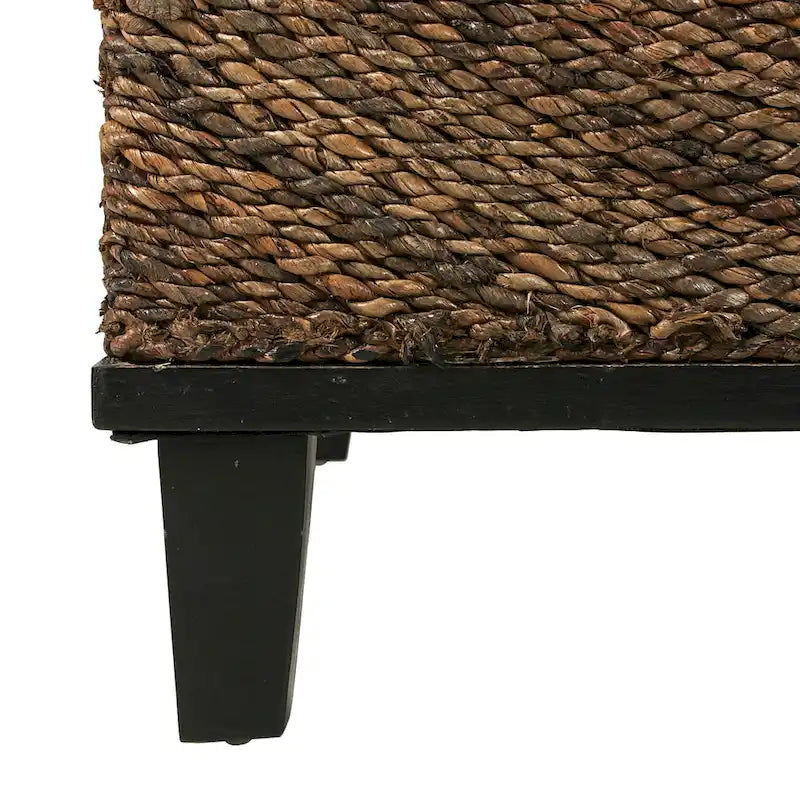 Tavolino in Abaca Intrecciato