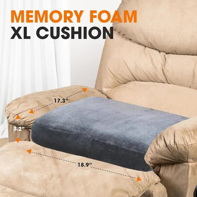 Cuscino extra-large per seduta in memory foam ultra-supportivo
