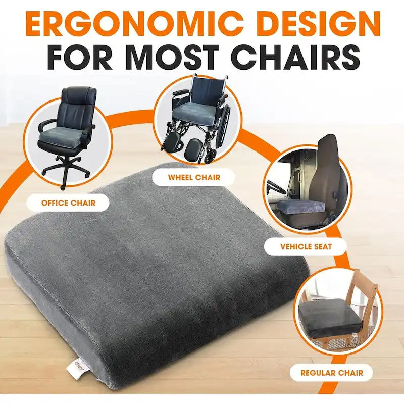 Cuscino extra-large per seduta in memory foam ultra-supportivo