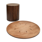 Tavolo da pranzo rotondo con piedistallo