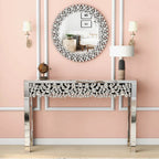 Consolle da Ingresso Glam con Struttura in Cristallo