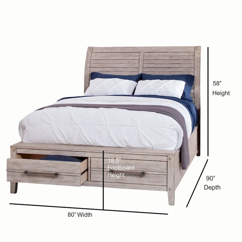 Letto contenitore Sleigh