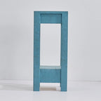 Tavolino/Tavolo d'Appoggio per Divano in Legno Massello Stile Rustico - 11 L x 26 A