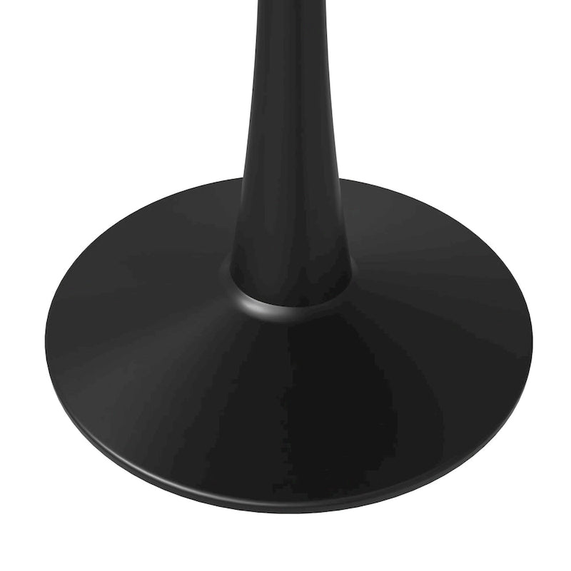 Tavolo da pranzo rotondo 40 con piano in pietra sinterizzata
