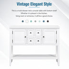 Credenza a buffet con ripiano inferiore