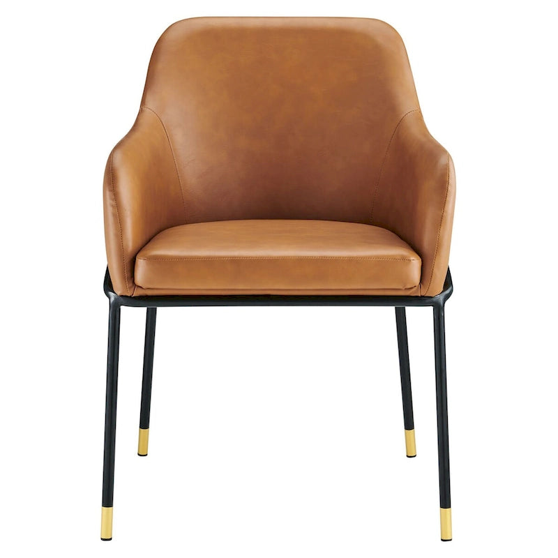Sedia da pranzo in pelle vegana