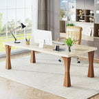 Scrivania direzionale, 180 L x 90 P cm, grande scrivania da ufficio, scrivania moderna per computer