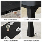 Scrivania direzionale, 180 L x 90 P cm, grande scrivania da ufficio, scrivania moderna per computer